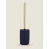 George Home matte navy stoneware toilet brush 7x7x12cm, UK version