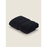 George Home small black super soft cotton hand towel, UK version