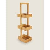 ASDA George Home Natural Bamboo 3 Tier Storage Caddy- Buy online at McGrocer