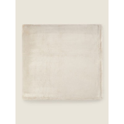 George Home Natural Plain Blanket 220 x 200 cm, UK version