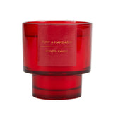 George Home Ruby & Mandarin step candle 280g, imported from the UK