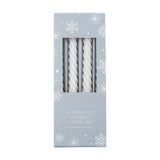 ASDA White Unscented Twisted Dinner Candles 4pk- Buy online at McGrocer