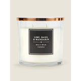 George Home lime, basil & mandarin XL candle, UK version