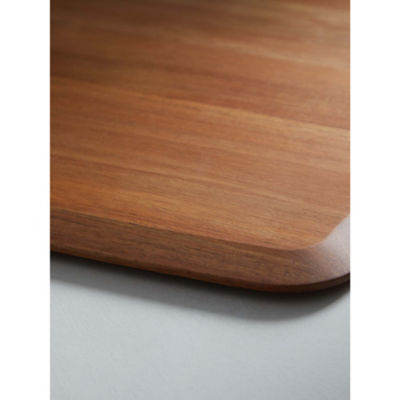 Brown Gino D'Acampo wood chopping board 43x30cm, UK version