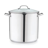 George Home stock pot silver stainless steel 15L, UK version