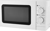 George Home Mikrowelle, manuell, weiß, Tischmikrowelle, 17 l
