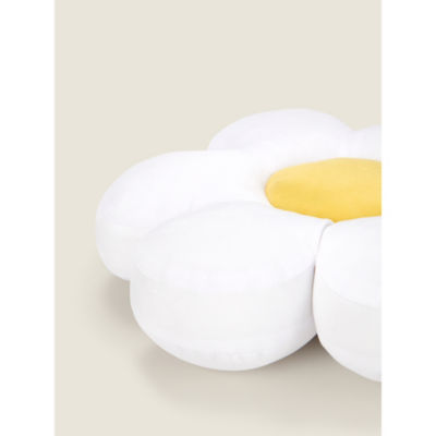 George Home yellow and white daisy cushion 35x35x6cm - British product