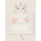 ASDA George Home White Unicorn Hooded Fleece Blanket 100 x 140cm- Buy online at McGrocer
