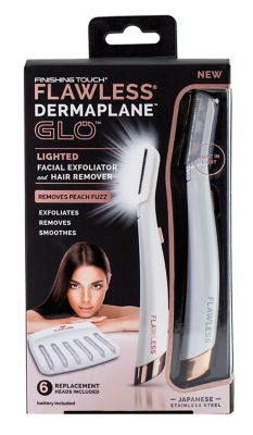 Finishing Touch Flawless Dermaplane Glo dermaplaner device 6 heads - British product