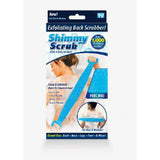 Shimmy Scrub body scrubber with silicone bristles, UK version