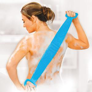 Shimmy Scrub body scrubber with silicone bristles, UK version