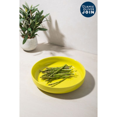 ASDA Jamie Oliver Join Yellow Shallow Serving Bowl 29cm- Buy online at McGrocer
