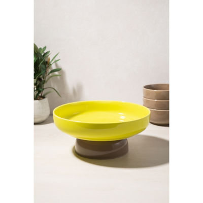 Jamie Oliver Join yellow shallow serving bowl 29cm, UK version