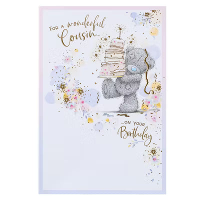Me To You cousin birthday card 216 x 216, imported from the UK