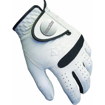 Longridge golf glove white large size, imported from the UK