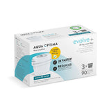Aqua Optima Evolve+ water filter cartridge 3 pack (British brand)