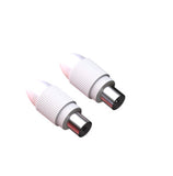 Groov-e coaxial connector set with male and female plugs, UK version