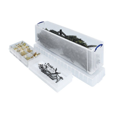 Really Useful Boxes 77 litre box with tray, imported from the UK
