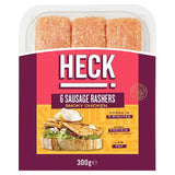 Salchichas en lonchas de pollo ahumado sin gluten Heck, paquete de 6 unidades de 300 g.
