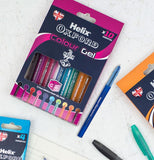 Oxford Helix Gel Pens 10 Pack, imported from the UK