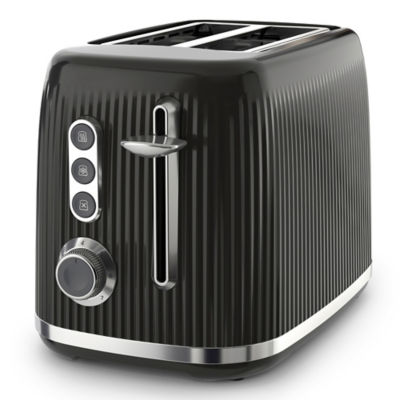 ASDA Breville Bold Black 2-Slice Toaster Black & Silver Chrome- Buy online at McGrocer