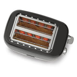 Breville Bold Black 2-slice toaster with chrome accents (British brand)
