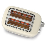 Breville Bold Vanilla Cream 2-slice toaster, imported from the UK