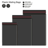 Nu mailing bags black 20 pack, UK version
