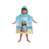 Bluey Relax Poncho Towel Hooded Towel 50 x 115cm