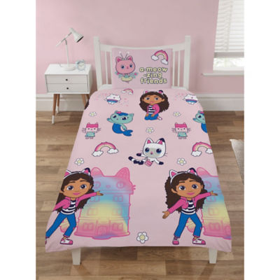 Gabby's Dollhouse reversible toddler duvet set, imported from the UK