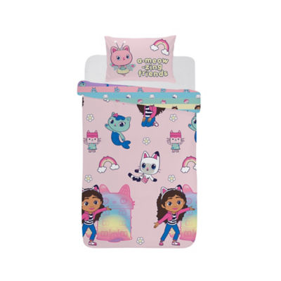 Gabby's Dollhouse reversible toddler duvet set, imported from the UK