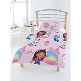 Gabby's Dollhouse reversible duvet set for toddlers, imported from the UK