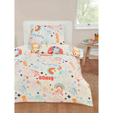 Bluey duvet set with Heeler family stars circles, UK version