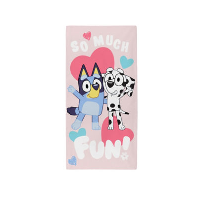 Bluey Hearts towel 70x140cm (British brand)