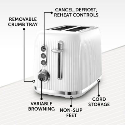 Breville bold toaster white - British product