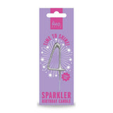 MAD Party number 4 silver sparkler, imported from the UK
