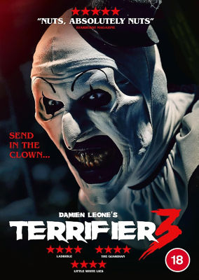DVD Terrifier 3 Horror Movie Disc Copy - British product