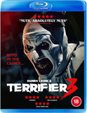 Blu-ray Terrifier 3 horror movie disc - British product