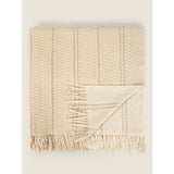 ASDA George Home Natural Diamond Crochet Throw 120 x 150cm- Buy online at McGrocer