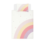 George Home rainbow toddler duvet set (British brand)