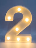 George Home Number 2 decorative light-up number, UK version