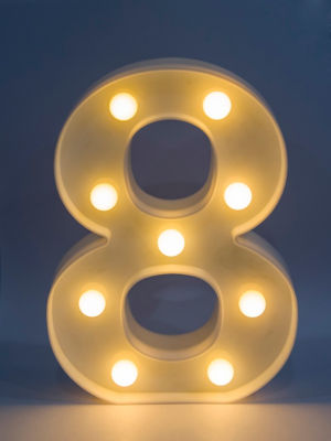 George Home number 8 decorative light, UK version