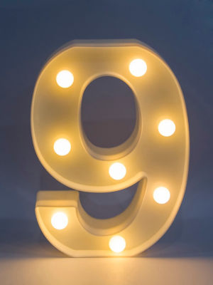 George Home number 9 decorative light, UK version