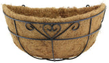 ASDA 12 Wall Basket With Coco Liner (Heart Style)