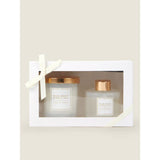 George Home candle reed diffuser set White Woods Tonka Bean UK version