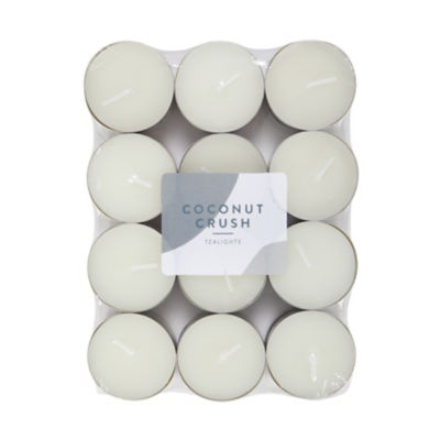 George Home Coconut Crush tealights 24 pack - British product