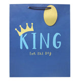 George Home King For The Day large gift bag, imported from the UK
