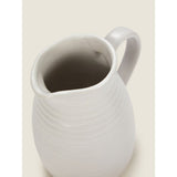George Home white ceramic ribbed jug, UK version