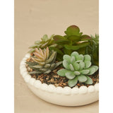 Stacey Solomon white beaded succulent bowl 10x10x18cm - British product