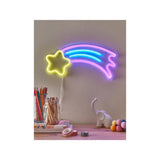 ASDA George Home Neon Effect Shooting Star Light Indoor Decoration- Buy online at McGrocer
